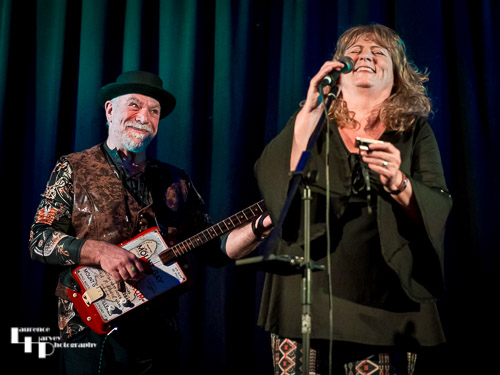 Chrissy Sands on vocals, Rob Sands on guitar