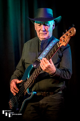 Miles Steeden on bass