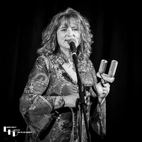 Chrissy Sands on vocals & percussion