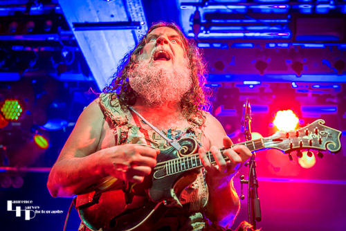 Hippy Joe Hymas on mandolin