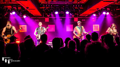 Hayseed Dixie on stage at The Waterfront