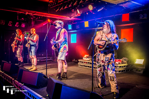 Hayseed Dixie on stage at The Waterfront