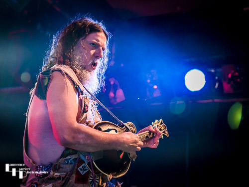 Hippy Joe Hymas on mandolin