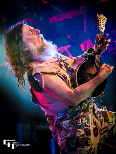 Hippy Joe Hymas on mandolin