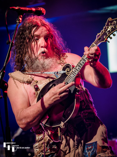 Hippy Joe Hymas on mandolin