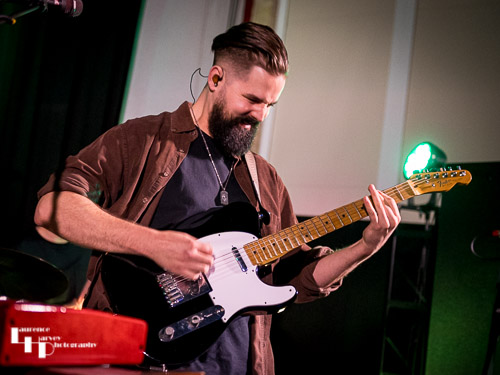 Josiah J Manning on guitar