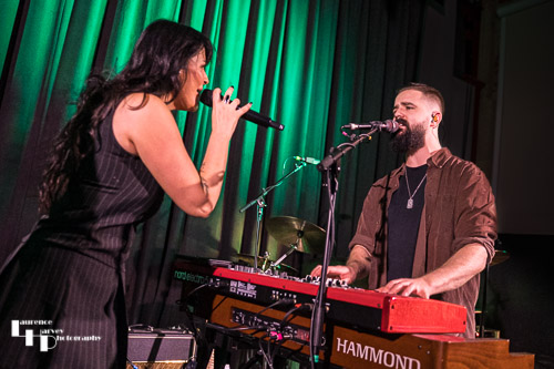 Phoebe Jane on lead vocals, Josiah J Manning on keys