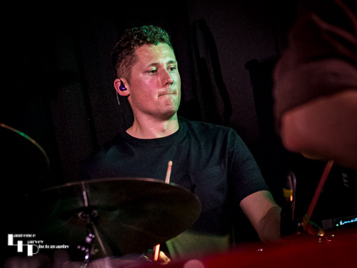 Chris Tilke on drums