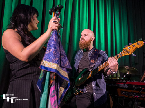 Phoebe Jane on lead vocals, Paddy Blight on bass