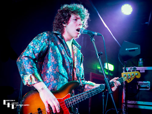 Ricky Hodgkiss on bass