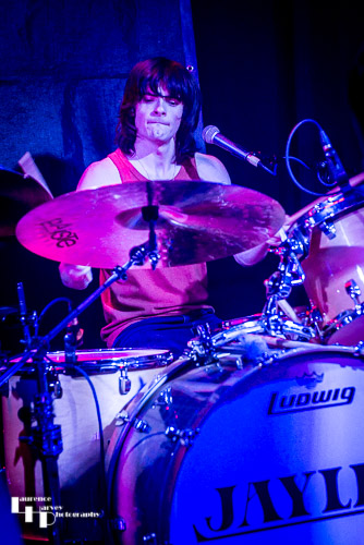 Ed Evans on drums