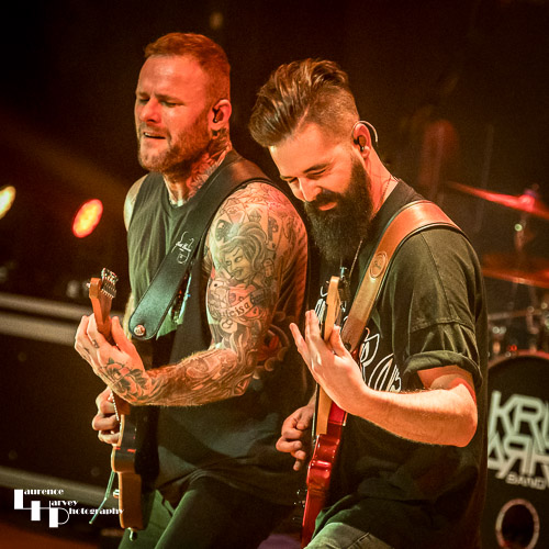 Kris Barras & Josiah J Manning on guitar