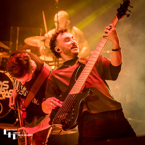 Frazer Kerslake on bass, Josiah J Manning on guitar