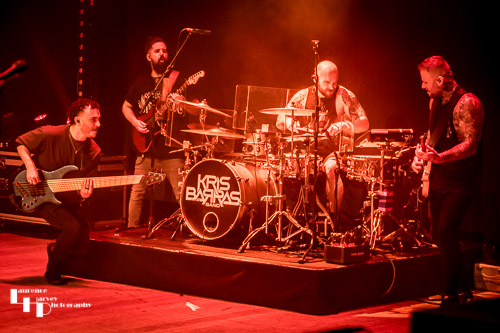 The Kris Barras Band on stage at The Apex