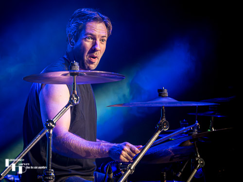 Jon Lodge on drums