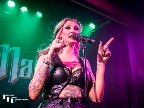 Rhiannon 'Kira' Hill on vocals