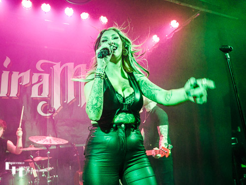 Rhiannon 'Kira' Hill on vocals