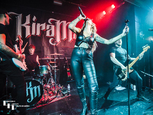 Kira Mac on stage at The Waterfront Studio