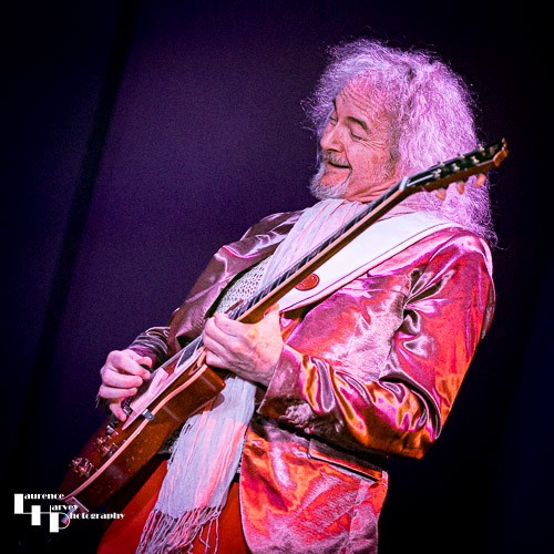 Toby Jones on guitar