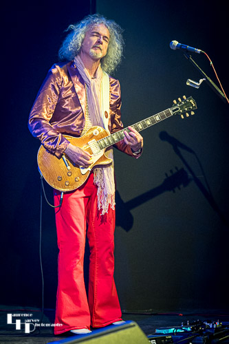 Toby Jones on guitar