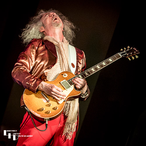 Toby Jones on guitar