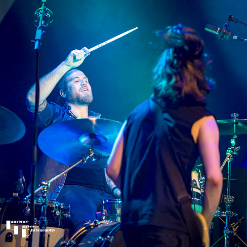 Laurence Jones on guitar & vocals, Alan Taylor on drums