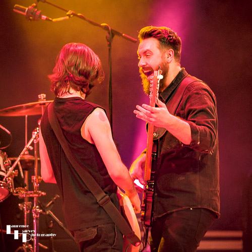 Laurence Jones on guitar & vocals, Jack Alexander Timmis on bass