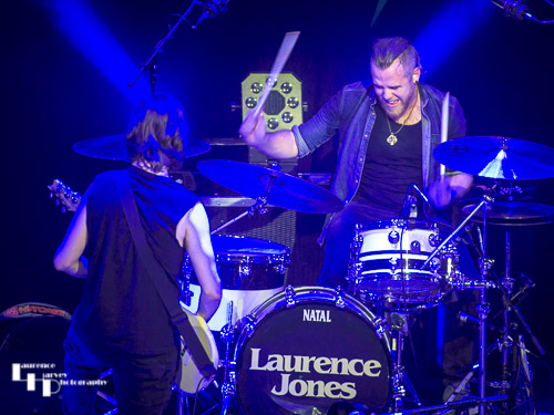 Laurence Jones on guitar & vocals, Alan Taylor on drums