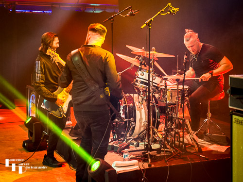Laurence Jones & his band on stage at The Apex
