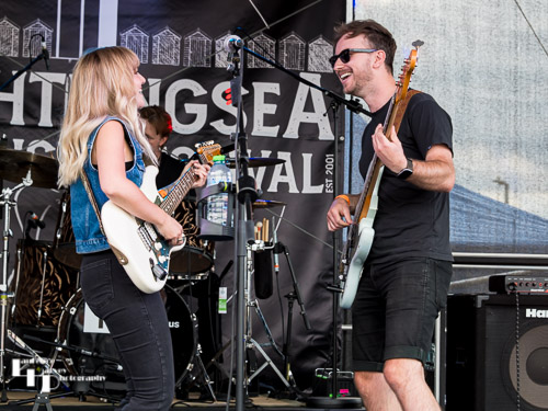 Lianne Kaye on vocals & guitar, Charlie Fisher on bass