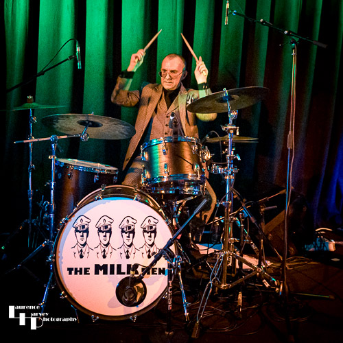 Mike Roberts on drums
