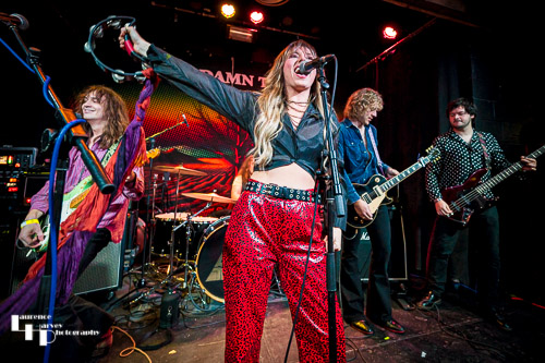 Parker Barrow on stage at The Waterfront Studio. Used in Metal Planet Music online gig review (Nov 25)