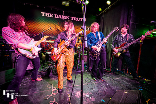 Parker Barrow on stage at The Waterfront Studio. Used in Rock 'n' Load online gig review (Nov 25).