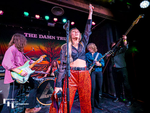 Parker Barrow on stage at The Waterfront Studio