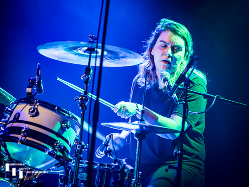 Danni Nolan on drums