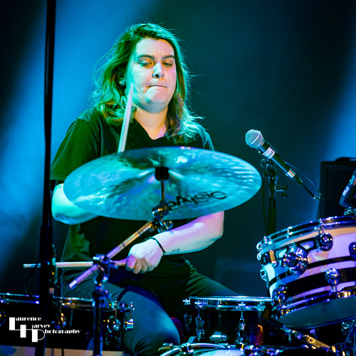 Danni Nolan on drums