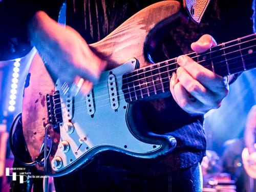 Philip Sayce's guitar, up close