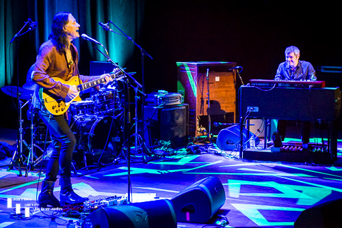 Robben Ford & his band on stage at The Apex
