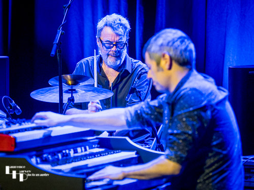 Ianto Thomas on drums, Jonny Henderson on keys