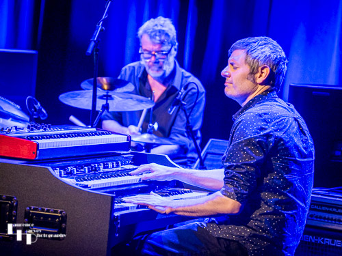 Ianto Thomas on drums, Jonny Henderson on keys