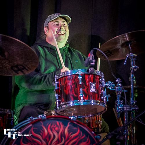 John Joe Gaskin on drums