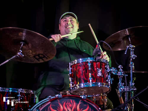 John Joe Gaskin on drums