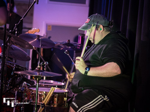 John Joe Gaskin on drums