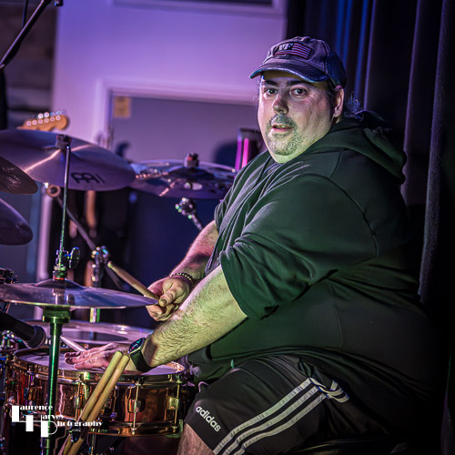 John Joe Gaskin on drums