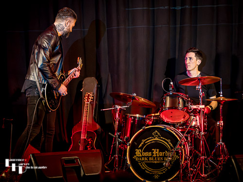 Ross Harding on vocals & guitar, Rob Thornley on drums