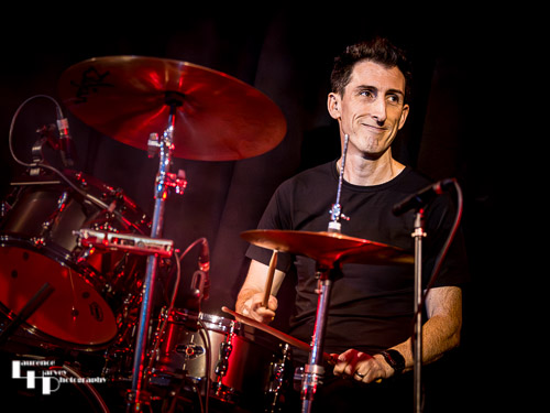 Rob Thornley on drums