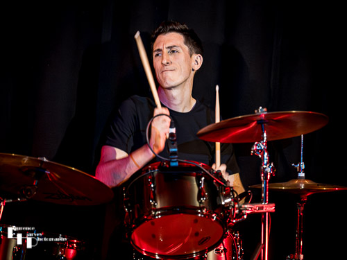 Rob Thornley on drums