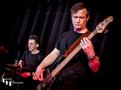 Andy Hollos on bass