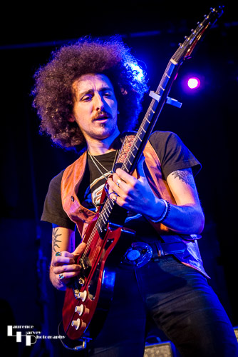 Henry James (Schneekluth) on backing vocals & guitar