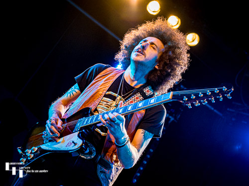 Henry James (Schneekluth) on backing vocals & guitar